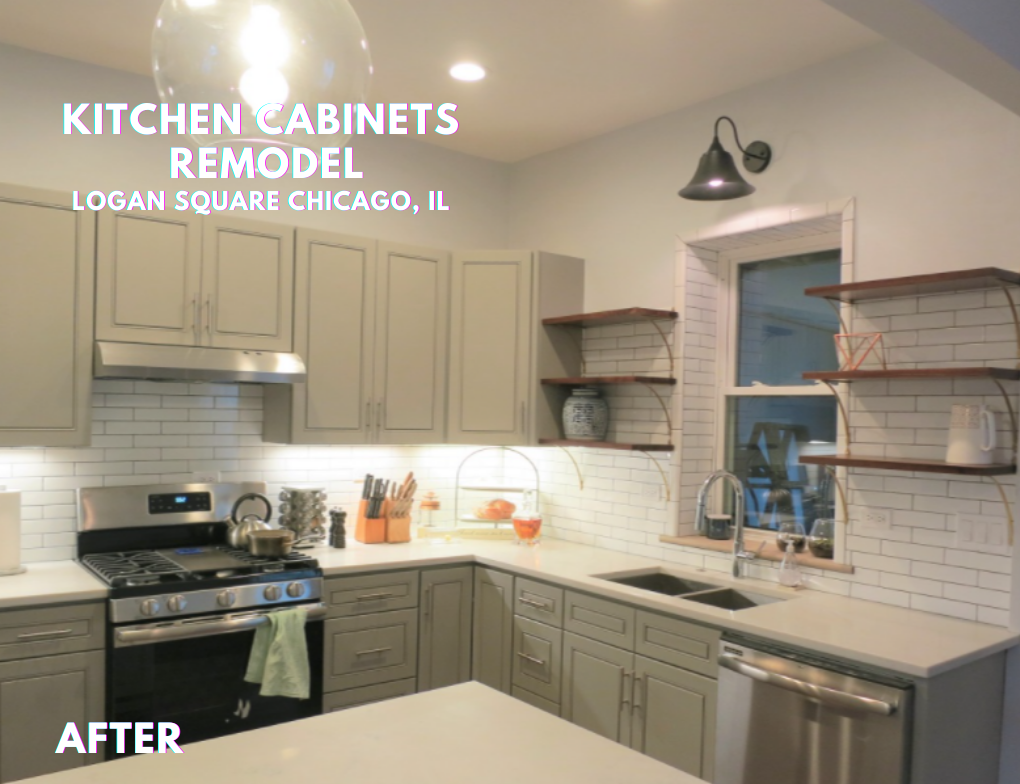 Kitchen Cabinets Remodel Logan Square Chicago, IL